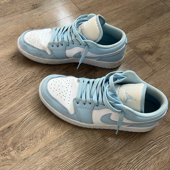 women’s air jordan’s ice blue size 10 - Picture 6 of 9